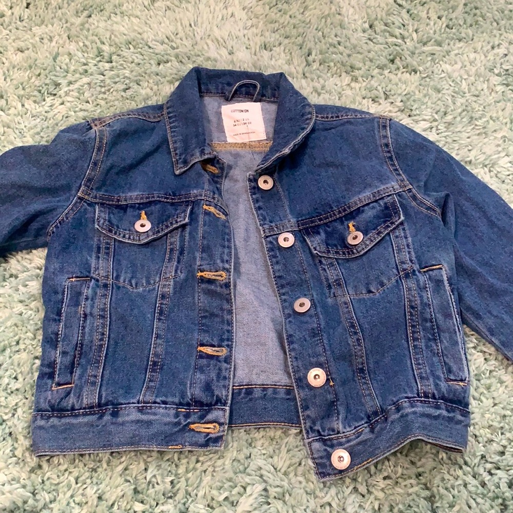 Blue Jean jacket cropped fitted